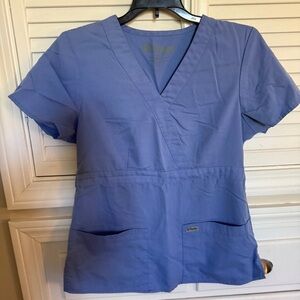 Women's Blue Grey’s Anatomy Scrub Top